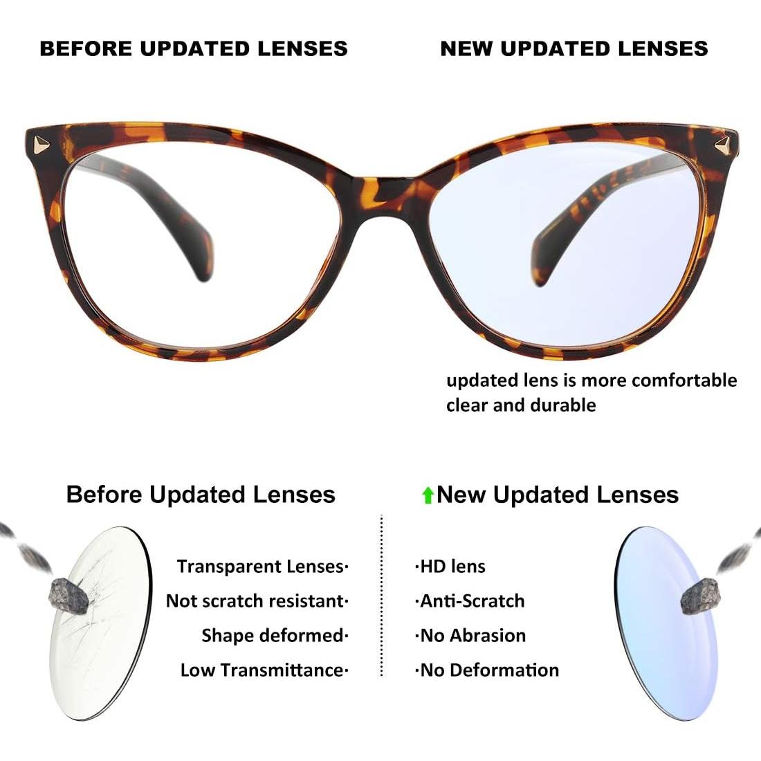 Gafas de Ojos de Gato MEETSUN para Mujeres - Leopardo