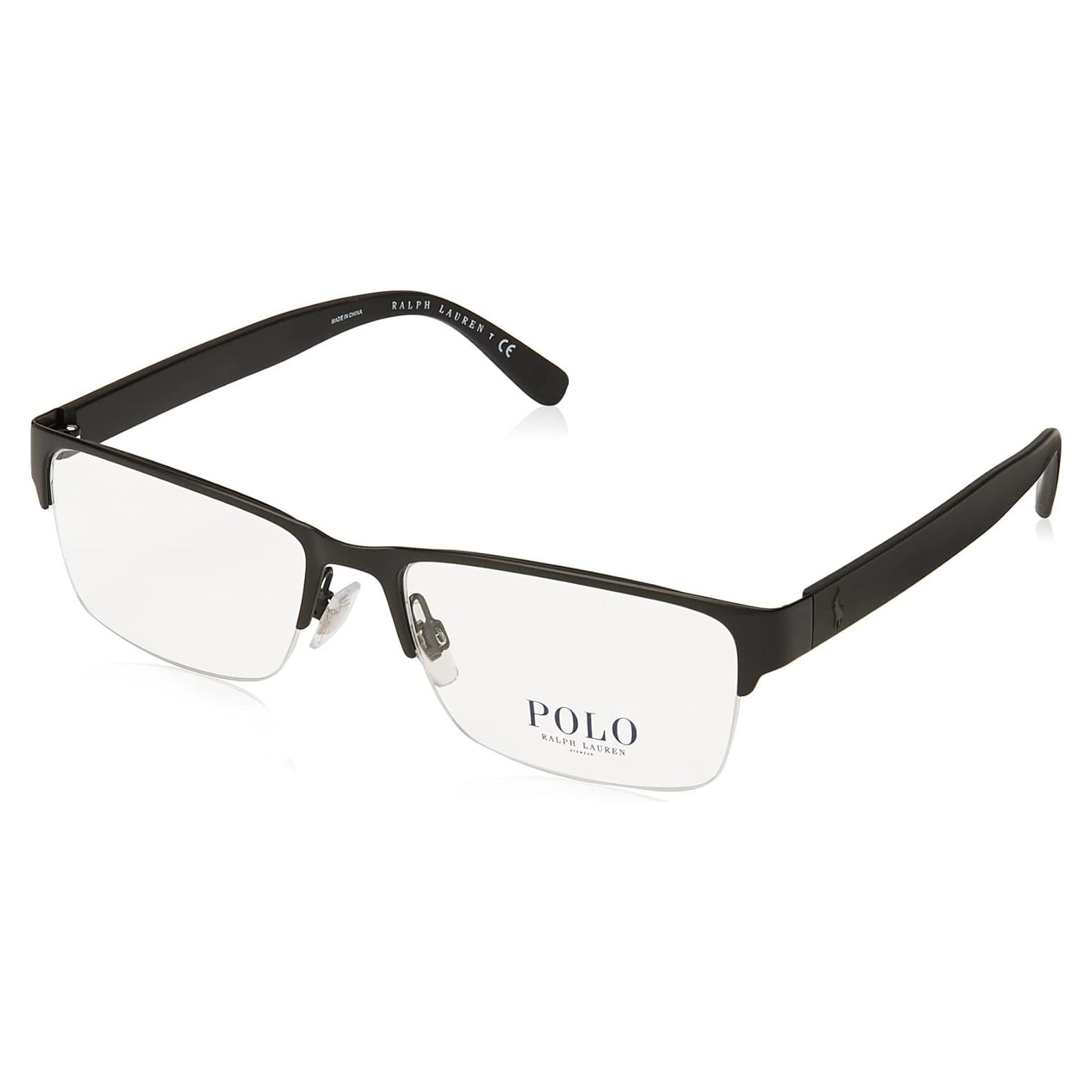 Gafas de Prescripción Polo Ralph Lauren PH1164 Negro Mate 56mm