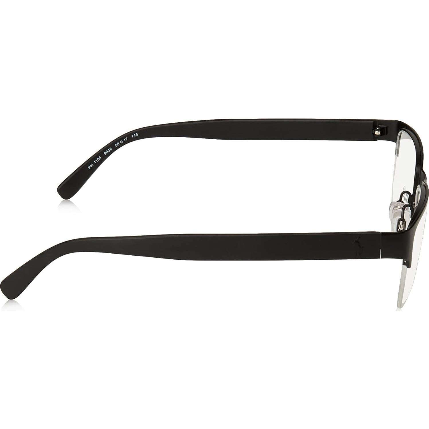 Gafas de Prescripción Polo Ralph Lauren PH1164 Negro Mate 56mm