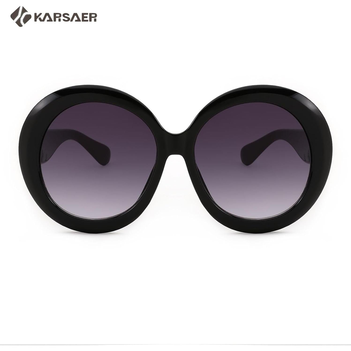 Gafas de sol redondas Karsaer UV400 grandes unisex