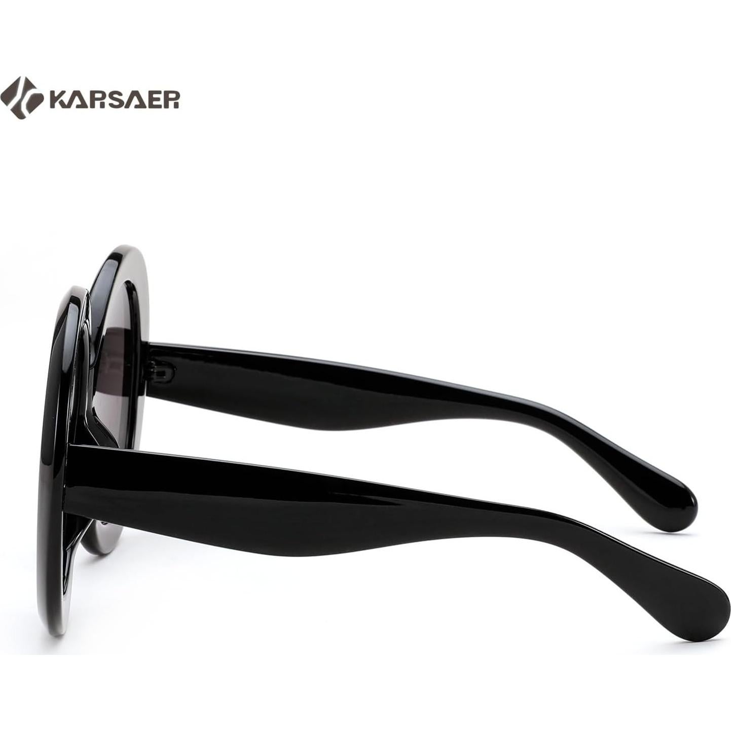 Gafas de sol redondas Karsaer UV400 grandes unisex