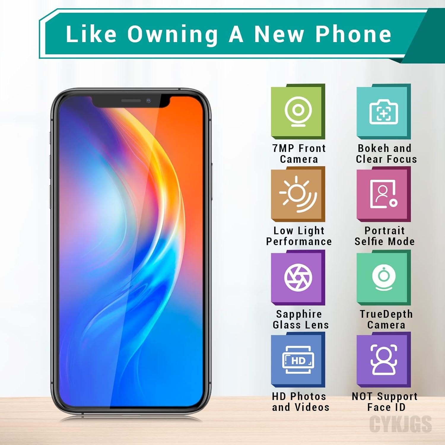 Reemplazo Cámara Frontal 7MP para iPhone X CYKJGS