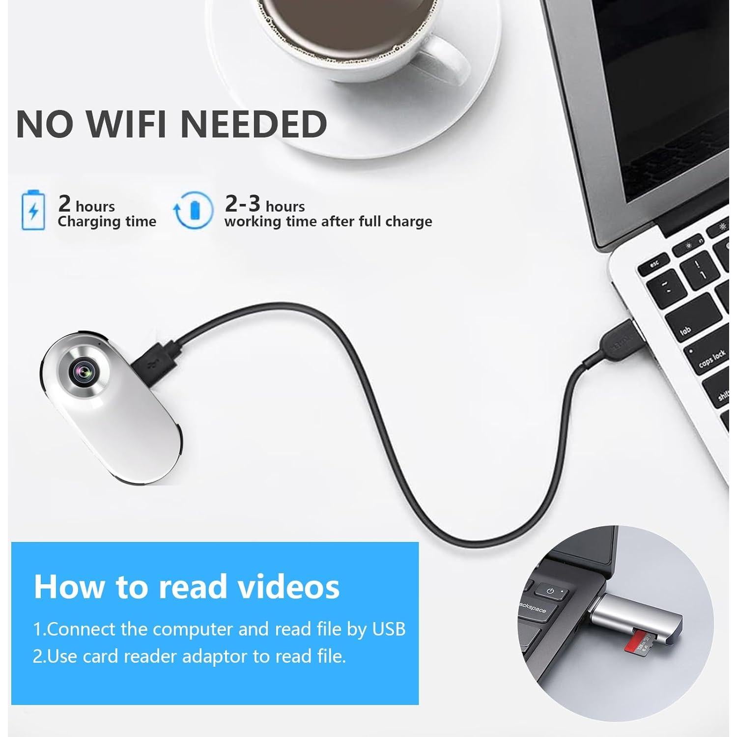 Cámara de Collar para Gatos Ehomful HD 1080P Compacta