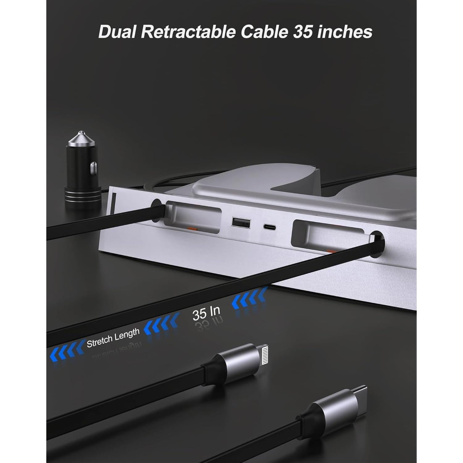 Hub USB 4-en-1 para Tesla 2024 Highland Modelo 3 54W