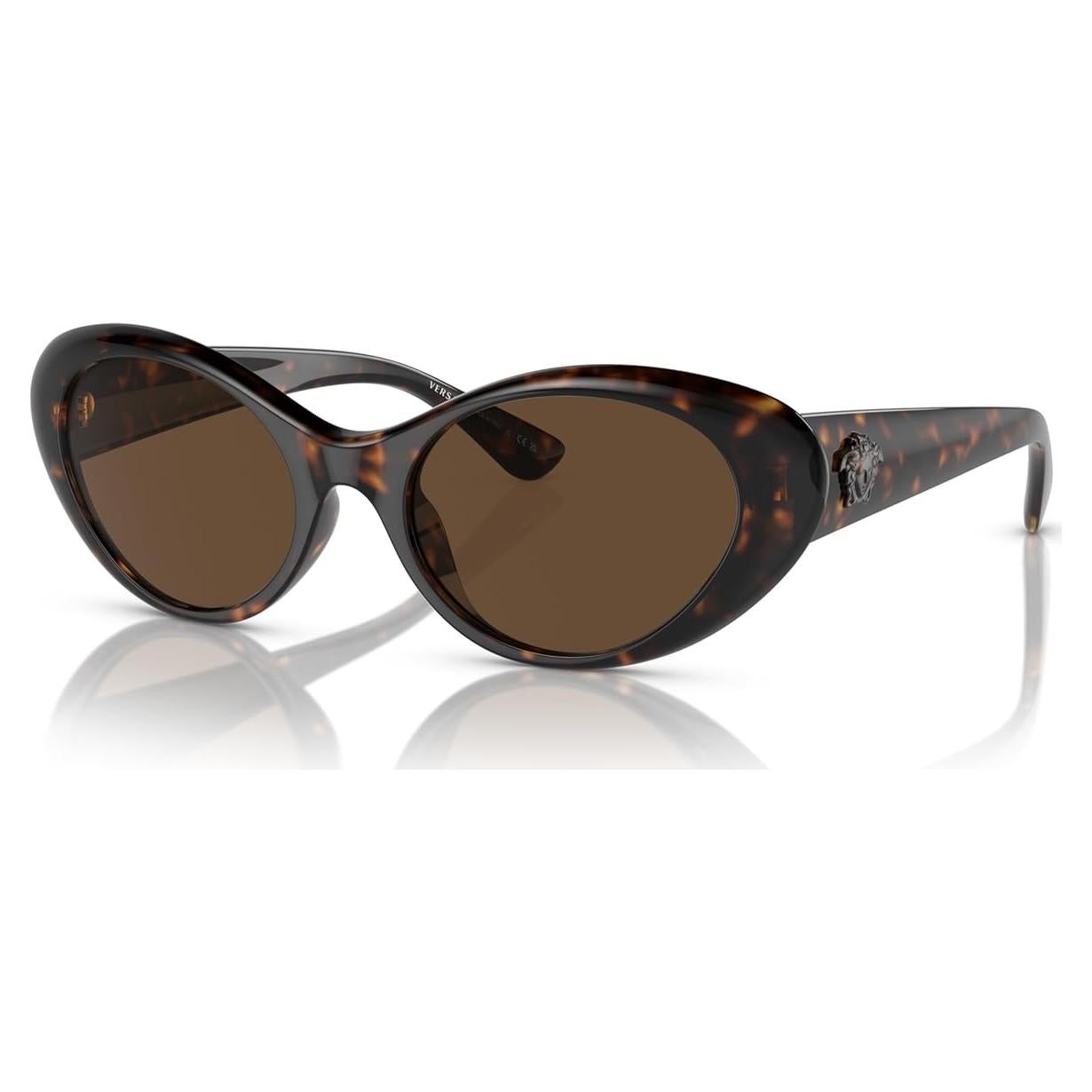 Gafas de sol Versace Mujer Marco Negro Lentes Grises 53mm