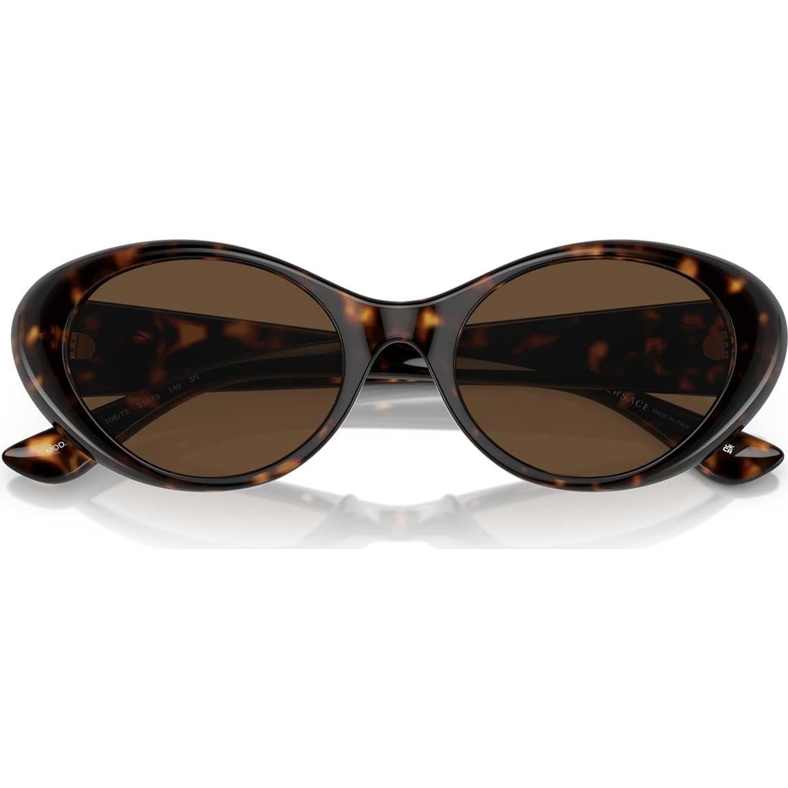 Gafas de sol Versace Mujer Marco Negro Lentes Grises 53mm