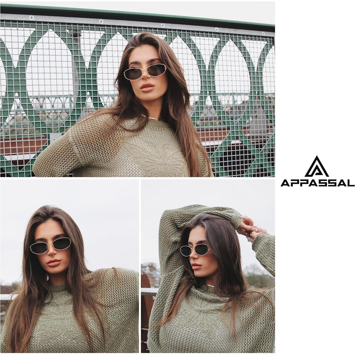 Gafas de Sol Ovaladas Retro Metalicas AP3625 UV400