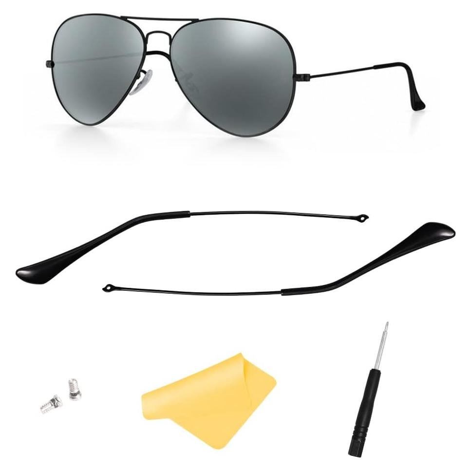 Consejos de Templo Ray-Ban Aviador RB3025 Kit Reparación
