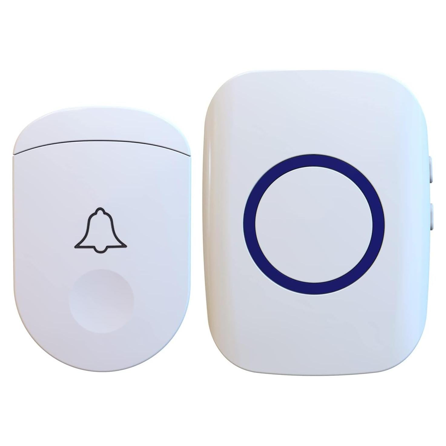 Timbre Inalámbrico UNIONOW Blanco 1000 pies 52 Tonos LED