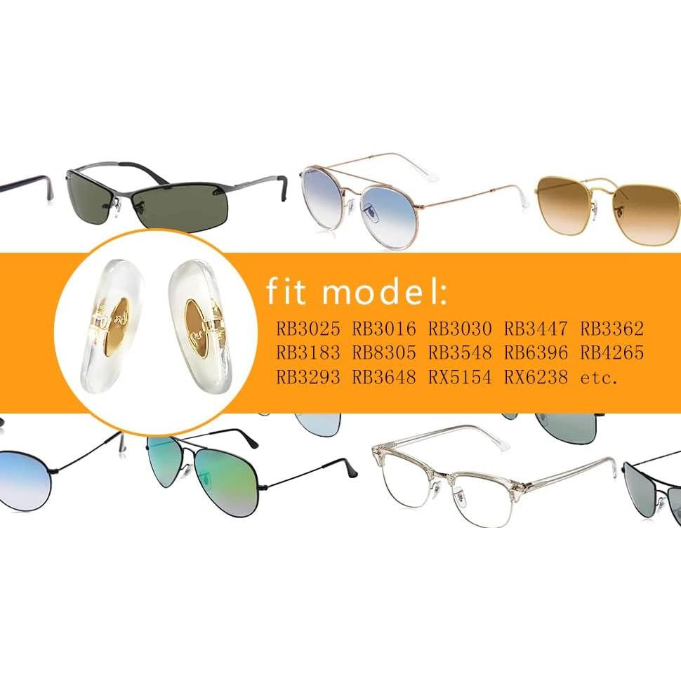 Almohadillas de nariz Ray-Ban Aviator 16 mm Silicona