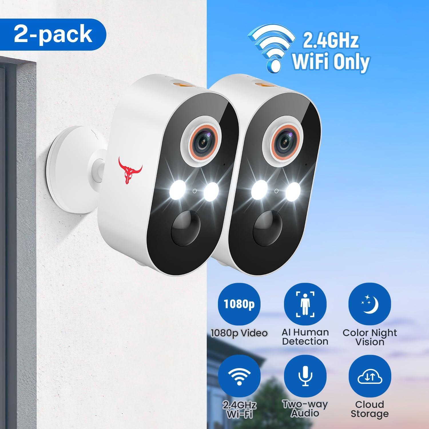 Cámara de Seguridad Inalámbrica Eken M9 con Visión Nocturna 1080p