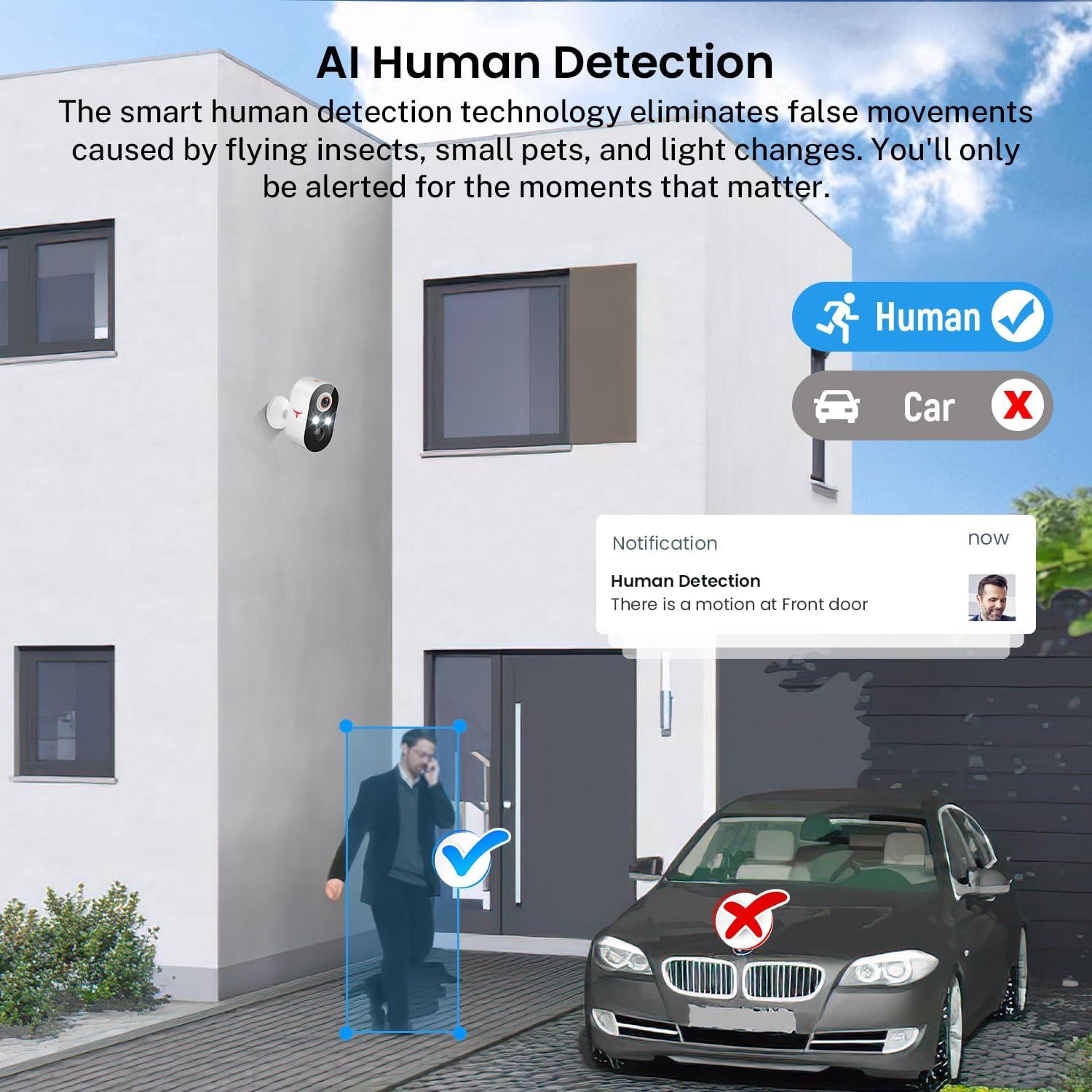 Cámara de Seguridad Inalámbrica Eken M9 con Visión Nocturna 1080p