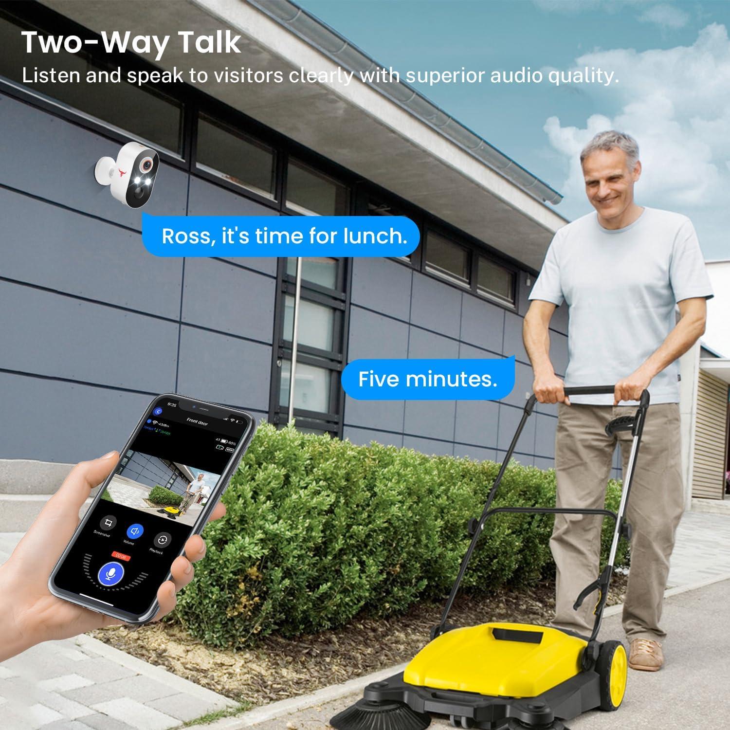 Cámara de Seguridad Inalámbrica Eken M9 con Visión Nocturna 1080p