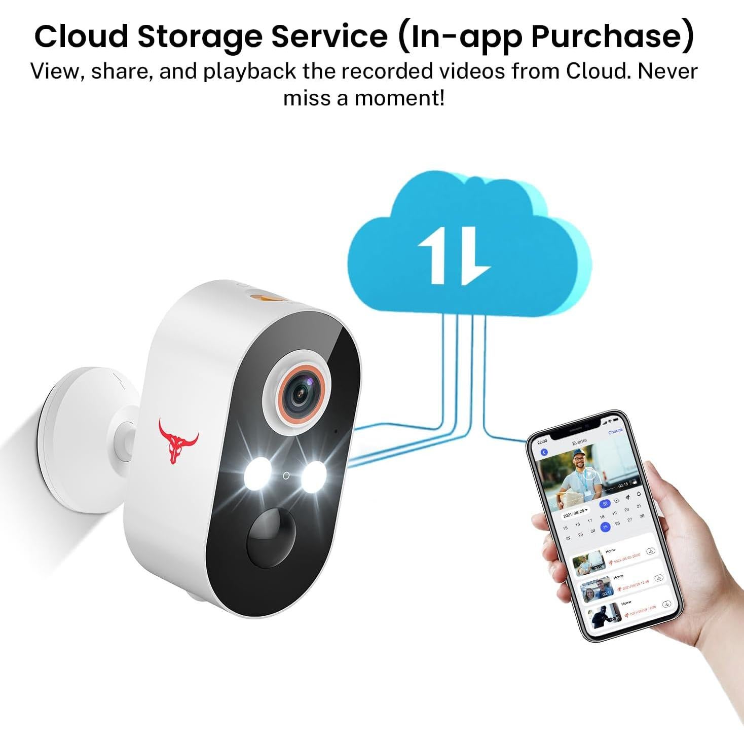 Cámara de Seguridad Inalámbrica Eken M9 con Visión Nocturna 1080p