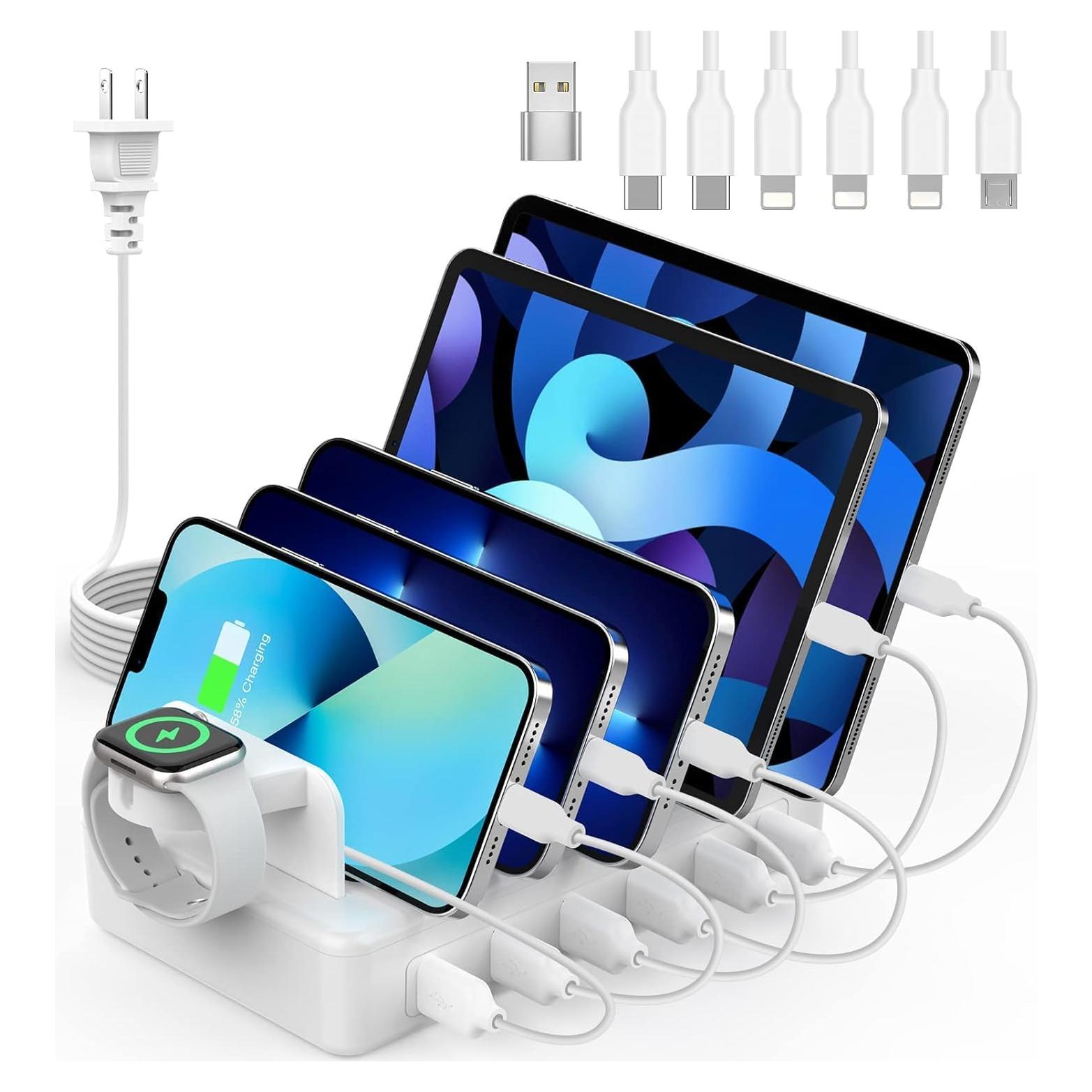 Estación de Carga Creative Design 50W 6 Puertos USB