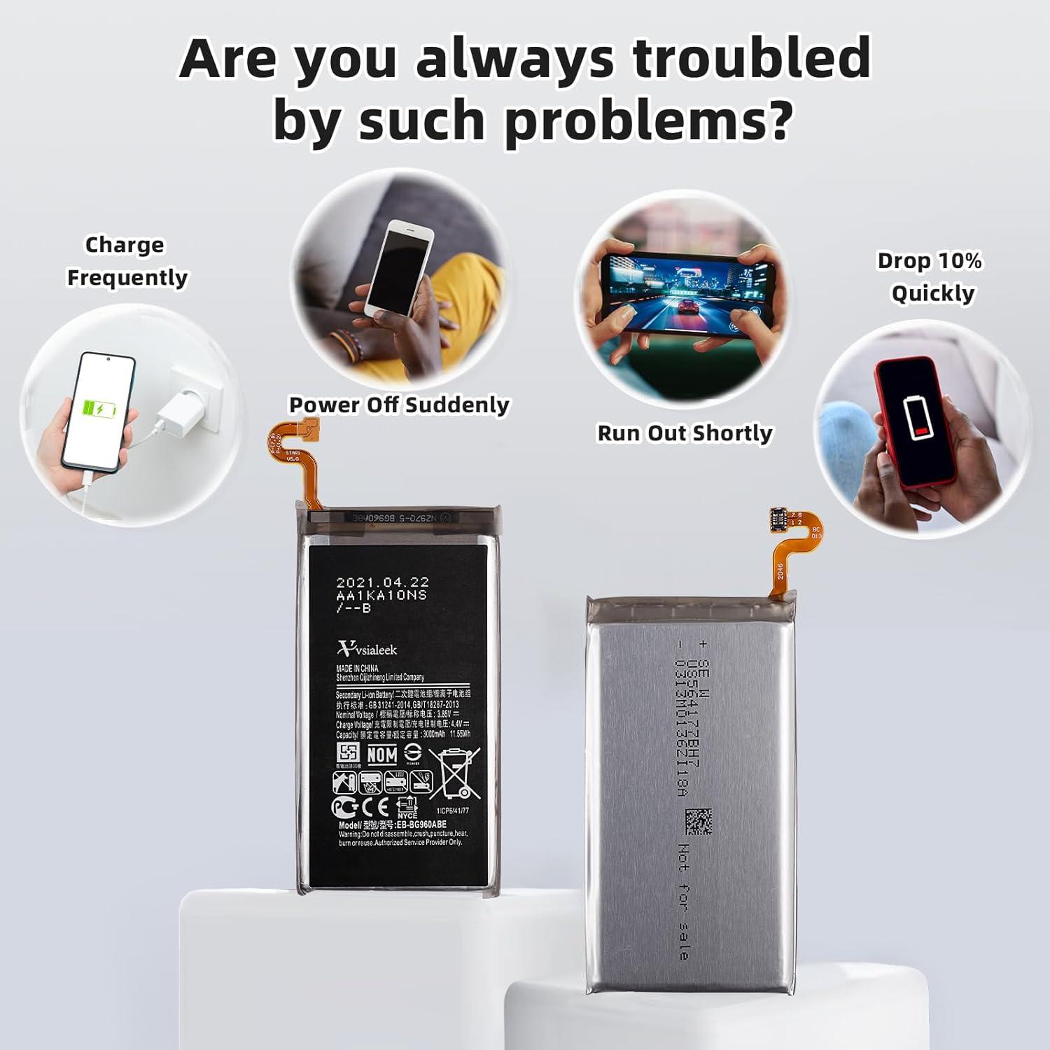 Batería de Reemplazo EB-BG960ABE para Galaxy S9 3000mAh