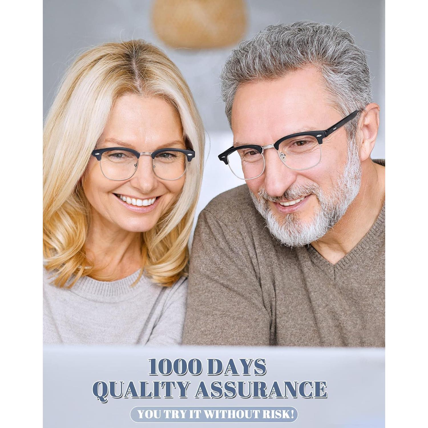 Gafas de Lectura CCVOO 3 Paquetes UV400 Retro Unisex