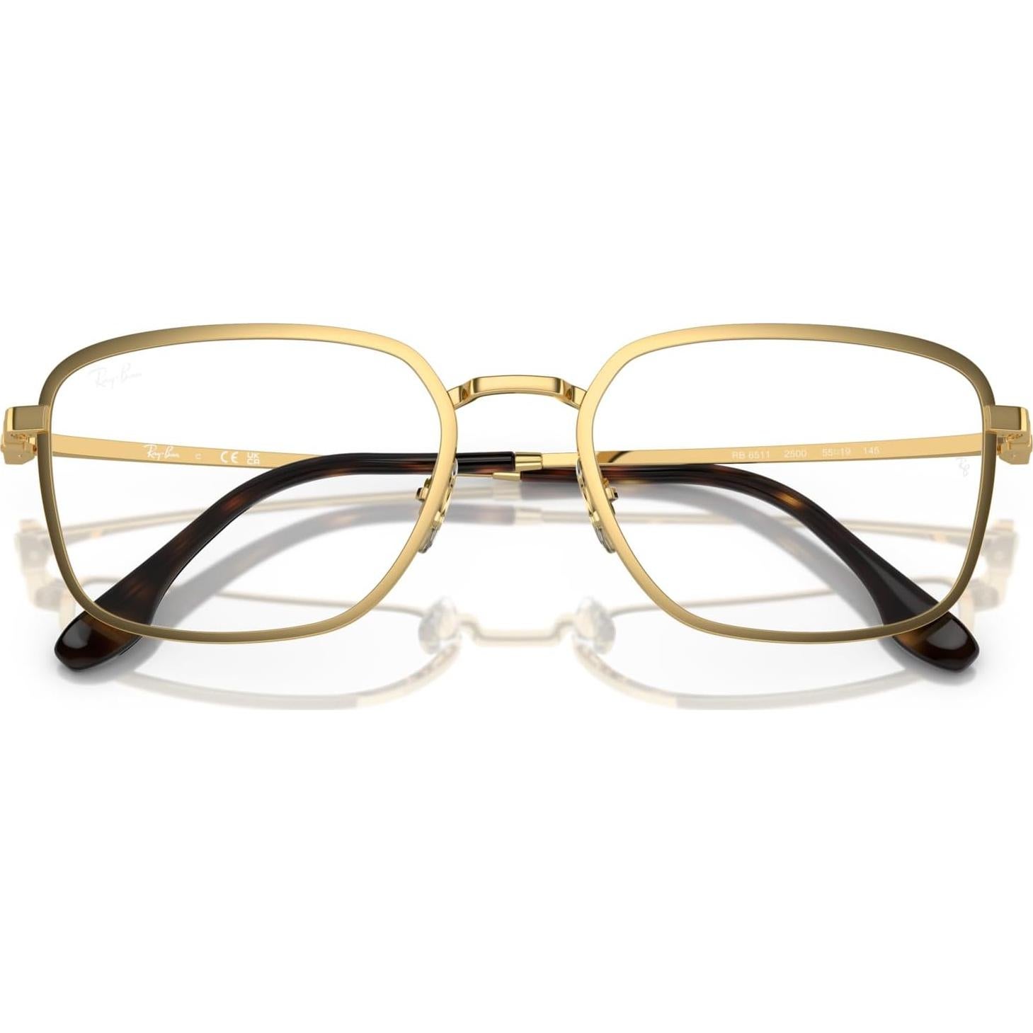 Gafas Ray-Ban RX6511 Cuadradas con Lentes de Prescripción