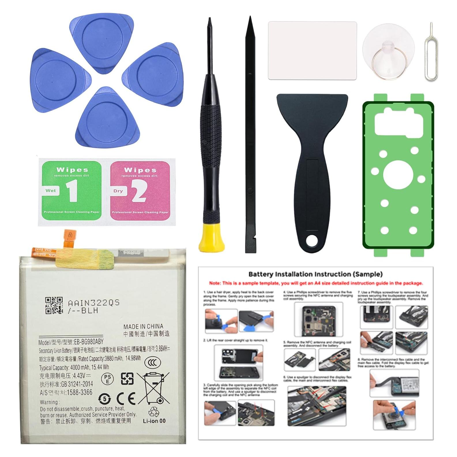 Kit de Reemplazo de Batería para Galaxy S20 5G MAXSHARKS