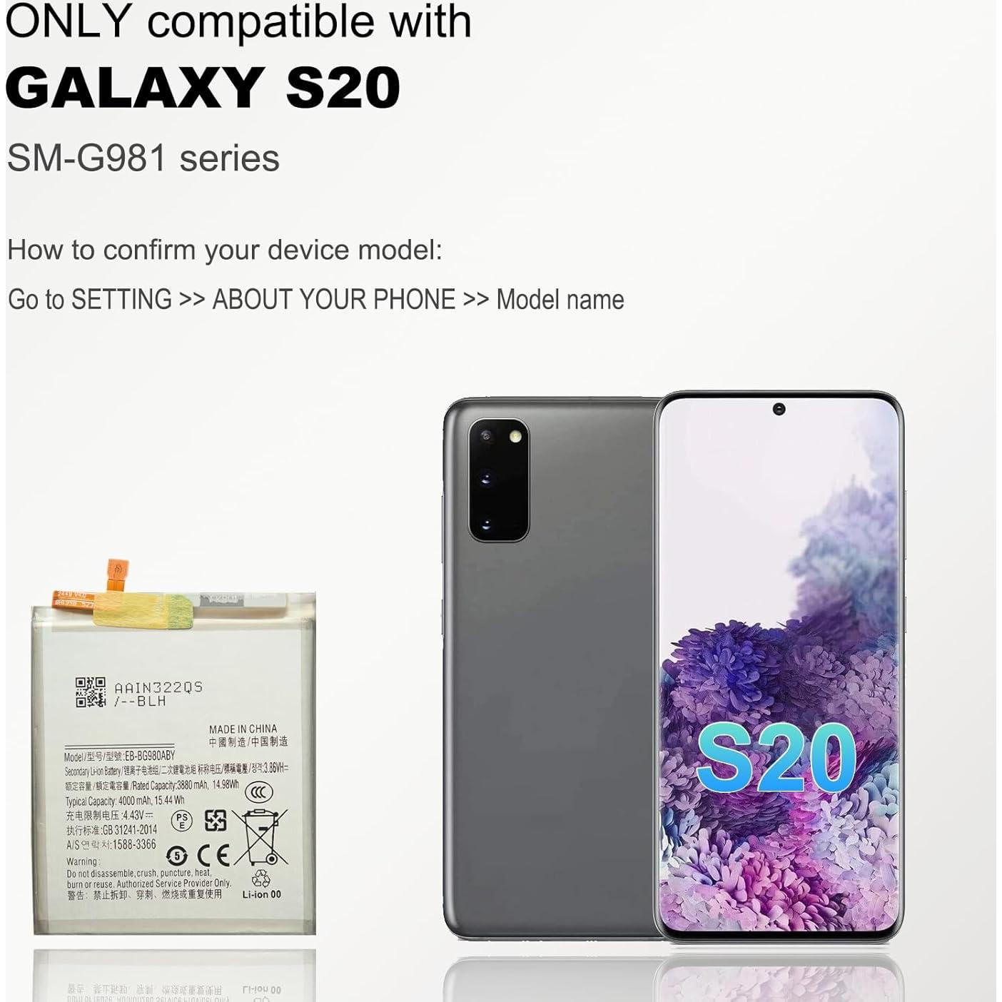 Kit de Reemplazo de Batería para Galaxy S20 5G MAXSHARKS