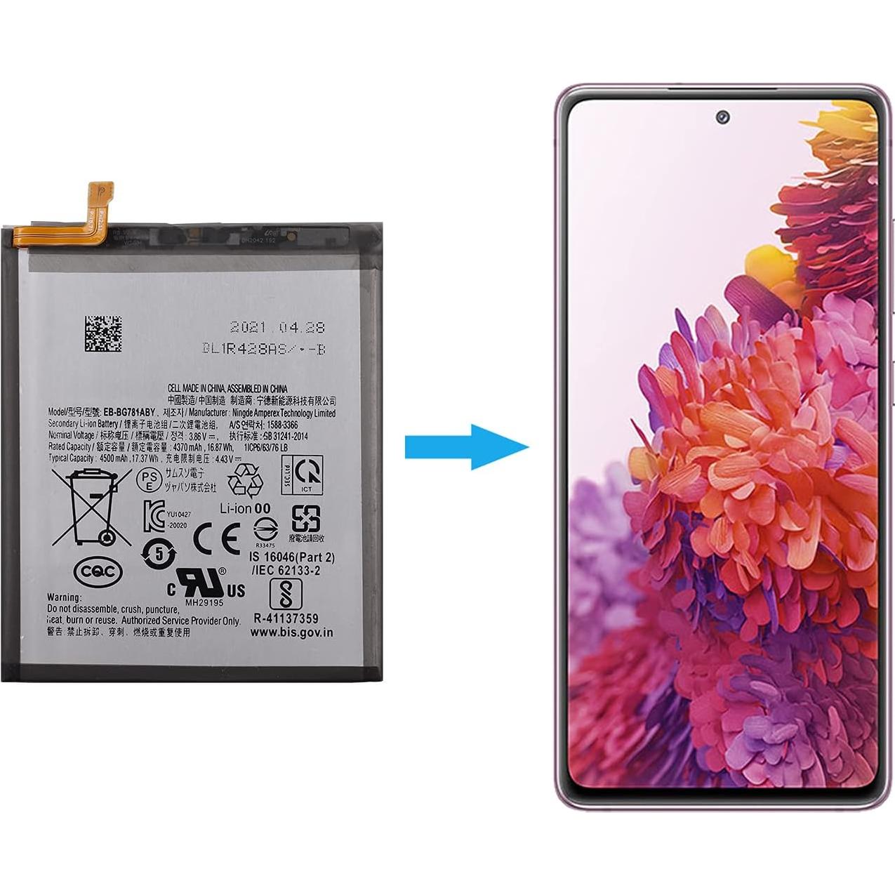 Batería Duotipa EB-BG781ABY 4500mAh para Galaxy S20 FE 5G