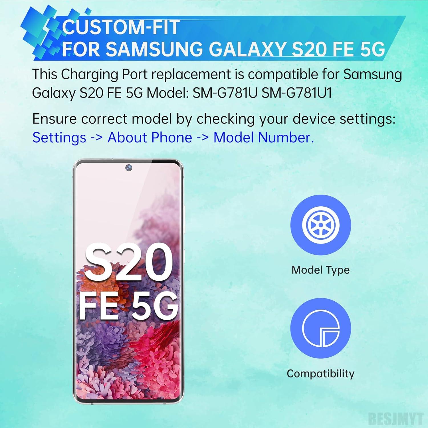 Reemplazo Puerto de Carga USB Tipo-C Samsung Galaxy S20 FE 5G