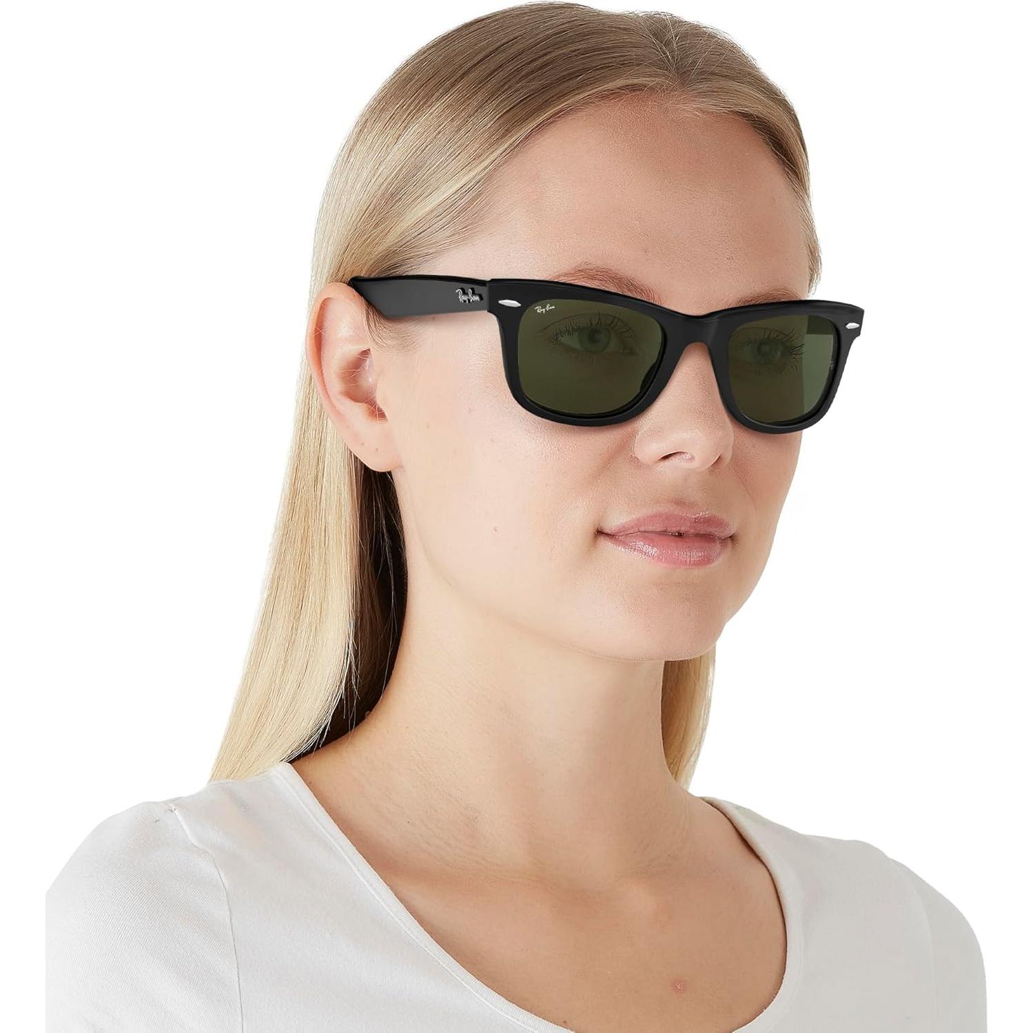 Gafas de Sol Ray-Ban Wayfarer Ajuste Bajo 52mm UV