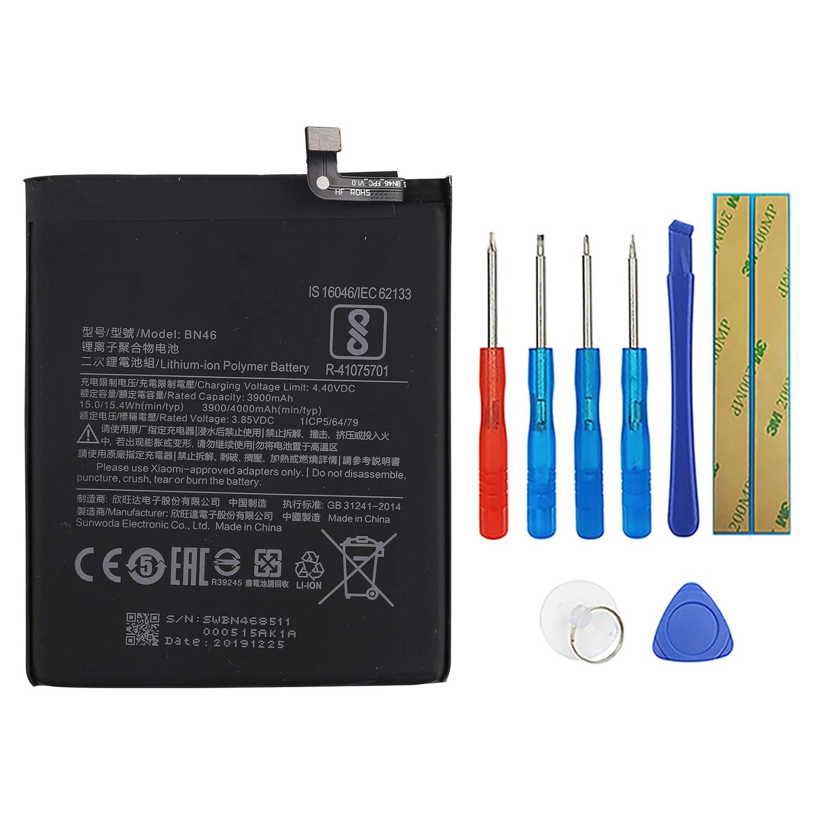 Batería BN46 Compatible con Note 8/8T/Redmi 7 3900mAh