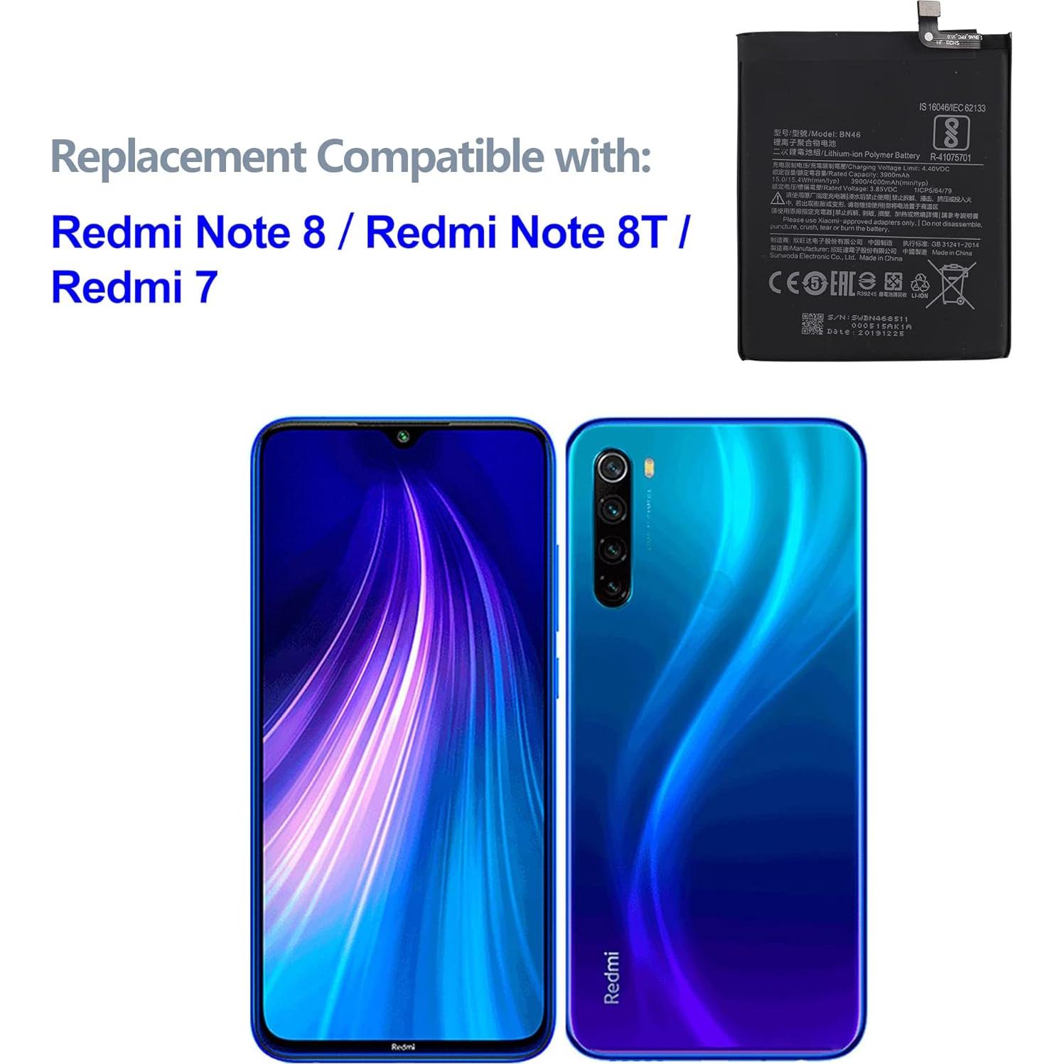 Batería BN46 Compatible con Note 8/8T/Redmi 7 3900mAh