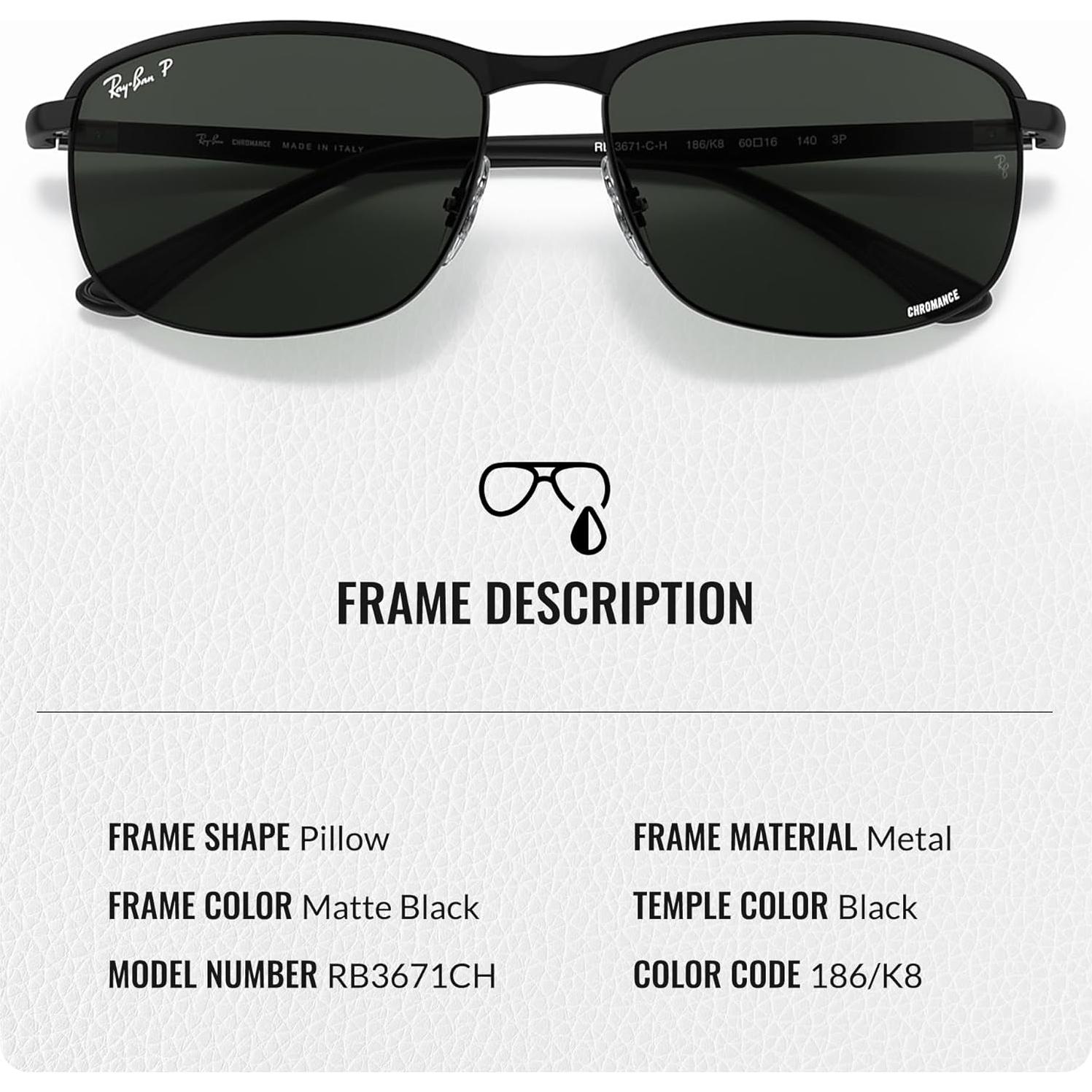 Gafas de sol Ray-Ban RB3671CH Polarizadas 60mm Cuadradas