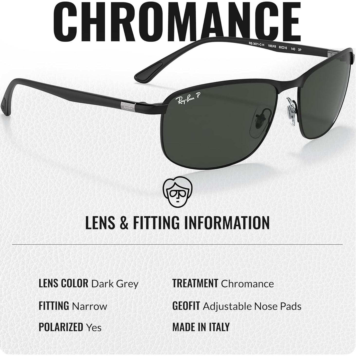 Gafas de sol Ray-Ban RB3671CH Polarizadas 60mm Cuadradas