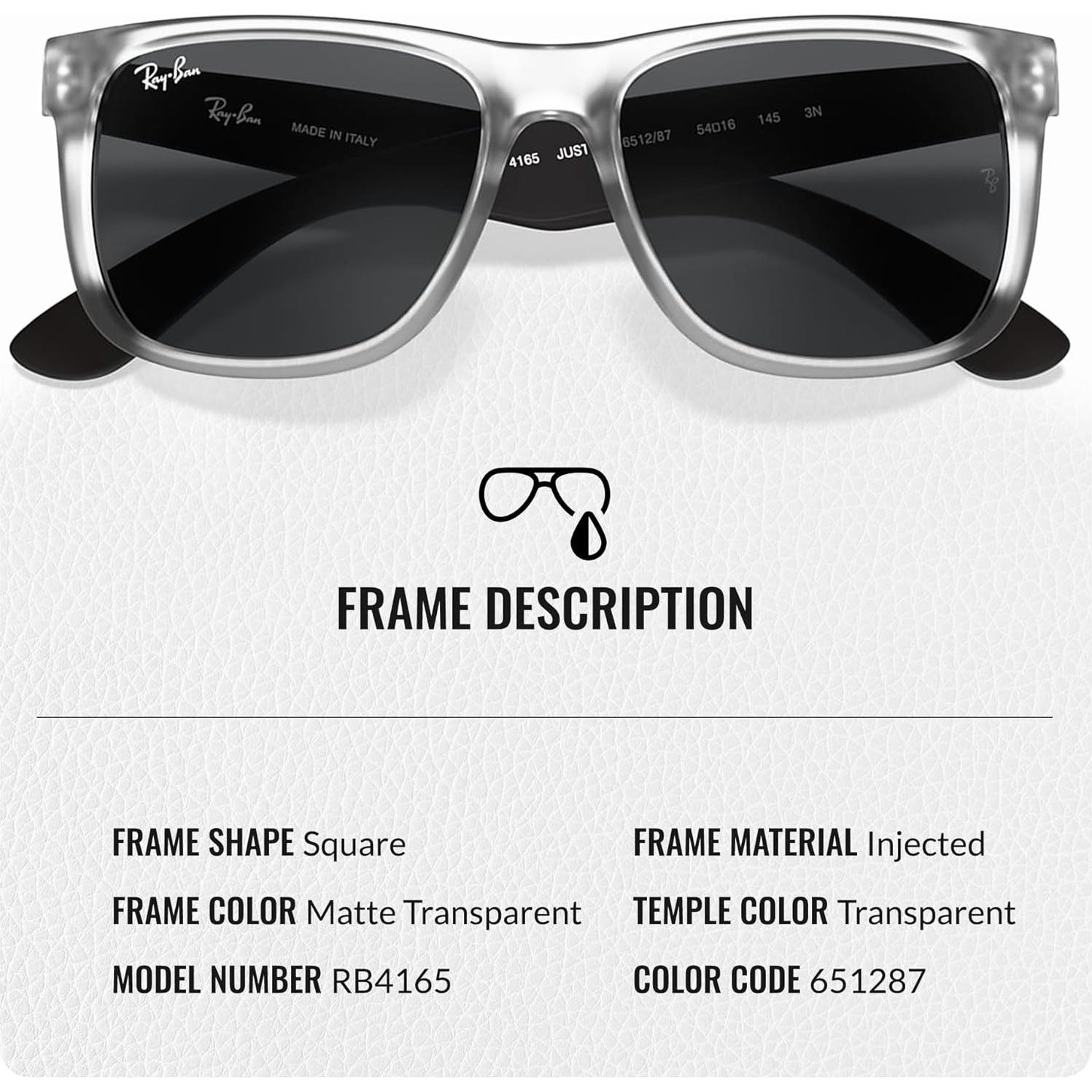 Gafas de Sol Ray-Ban RB4165 Justin 55mm con Kit Accesorios