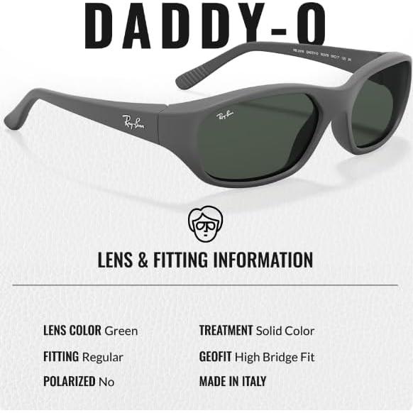 Gafas de Sol Ray-Ban RB2016 Daddy-O II 59mm Verde