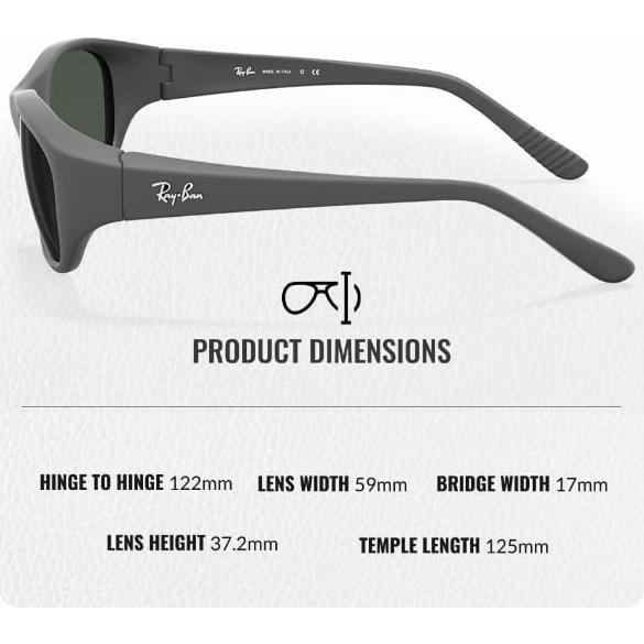 Gafas de Sol Ray-Ban RB2016 Daddy-O II 59mm Verde