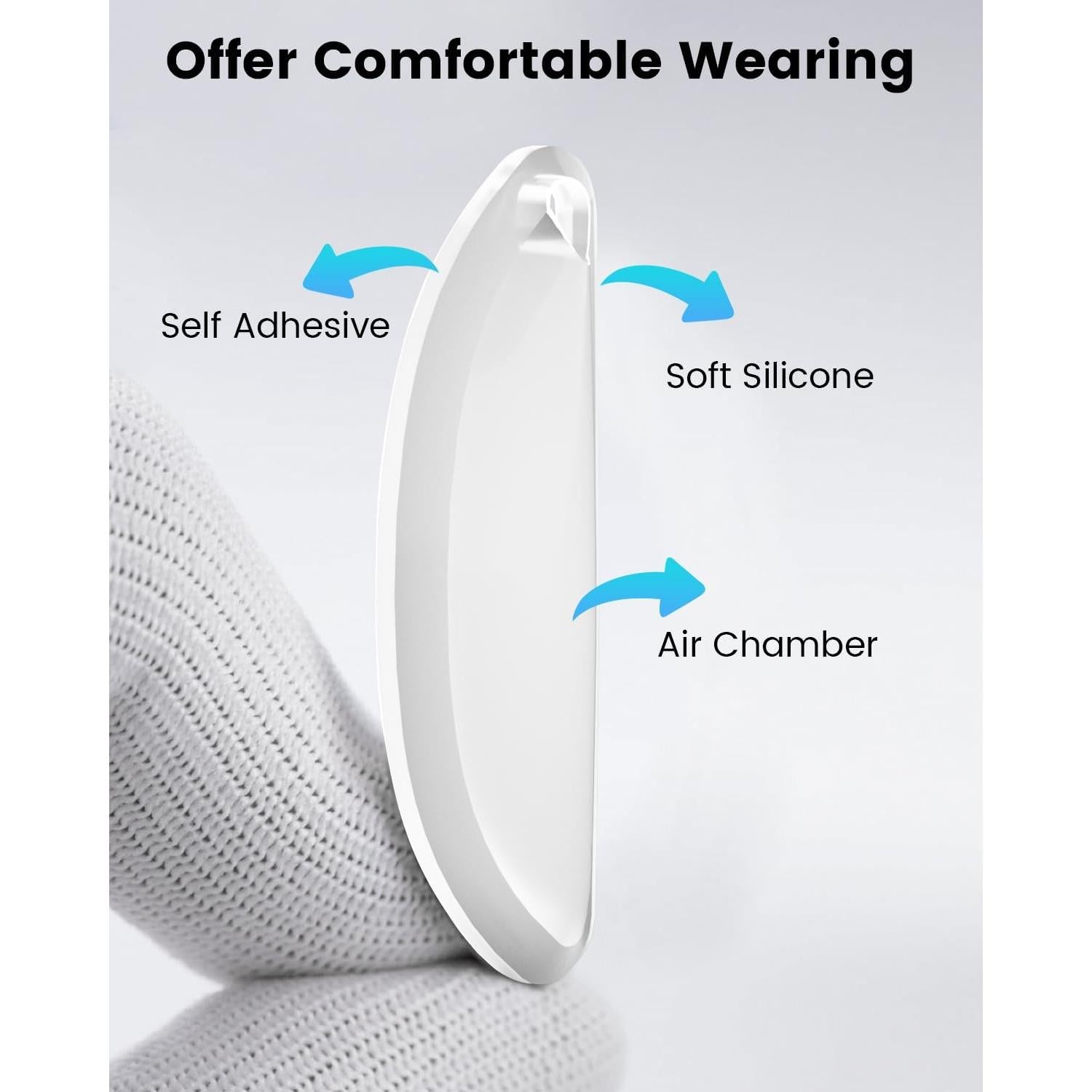 Almohadillas Nasales Silicona Ray-Ban Meta Wayfarer 8 Pzas