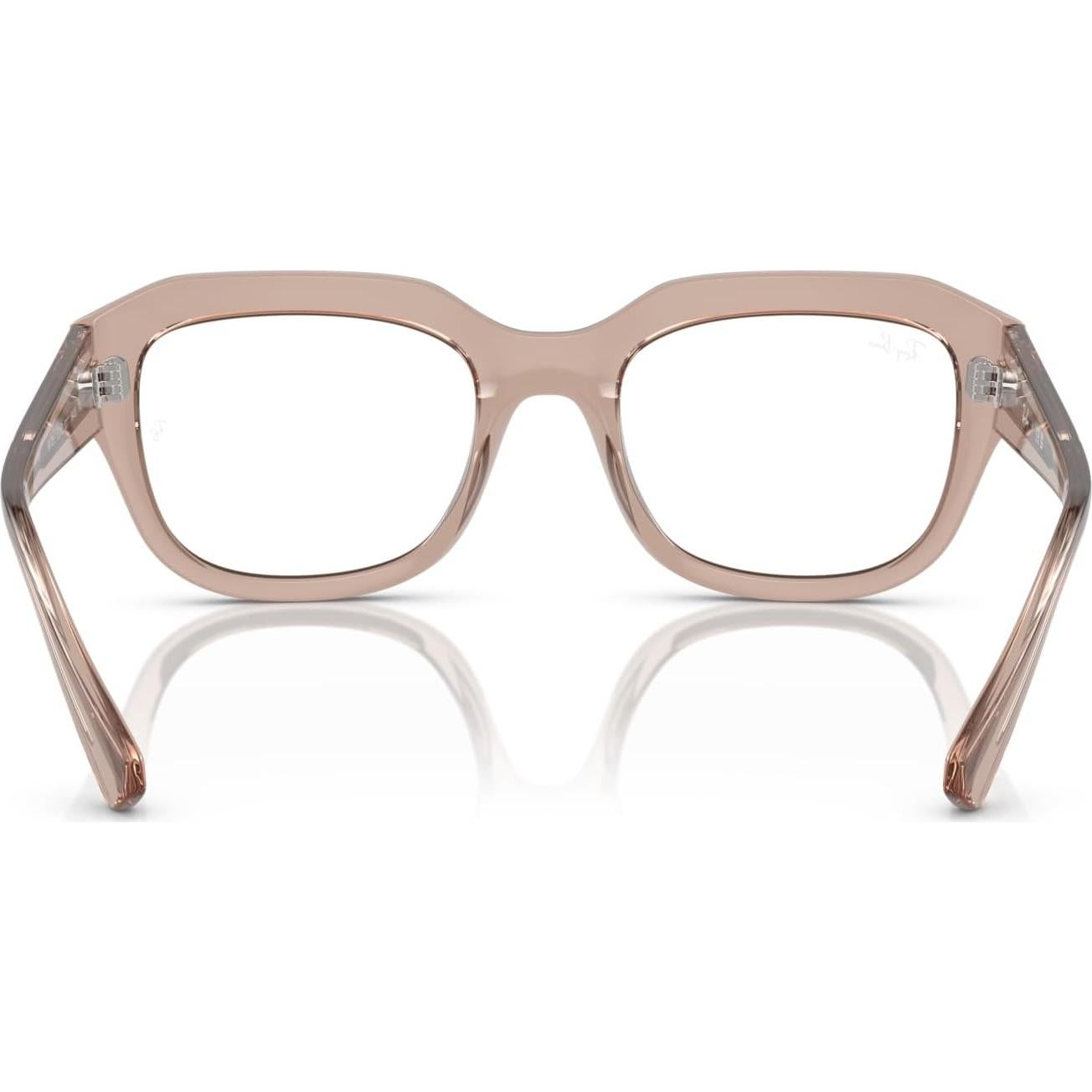 Gafas Ray-Ban RX7225 Leonid Cuadradas 52mm Marrón Claro