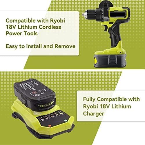 2 Baterías de Litio 7.0Ah Ryobi 18V P108 Reemplazo Nuevo