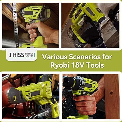 2 Baterías de Litio 7.0Ah Ryobi 18V P108 Reemplazo Nuevo