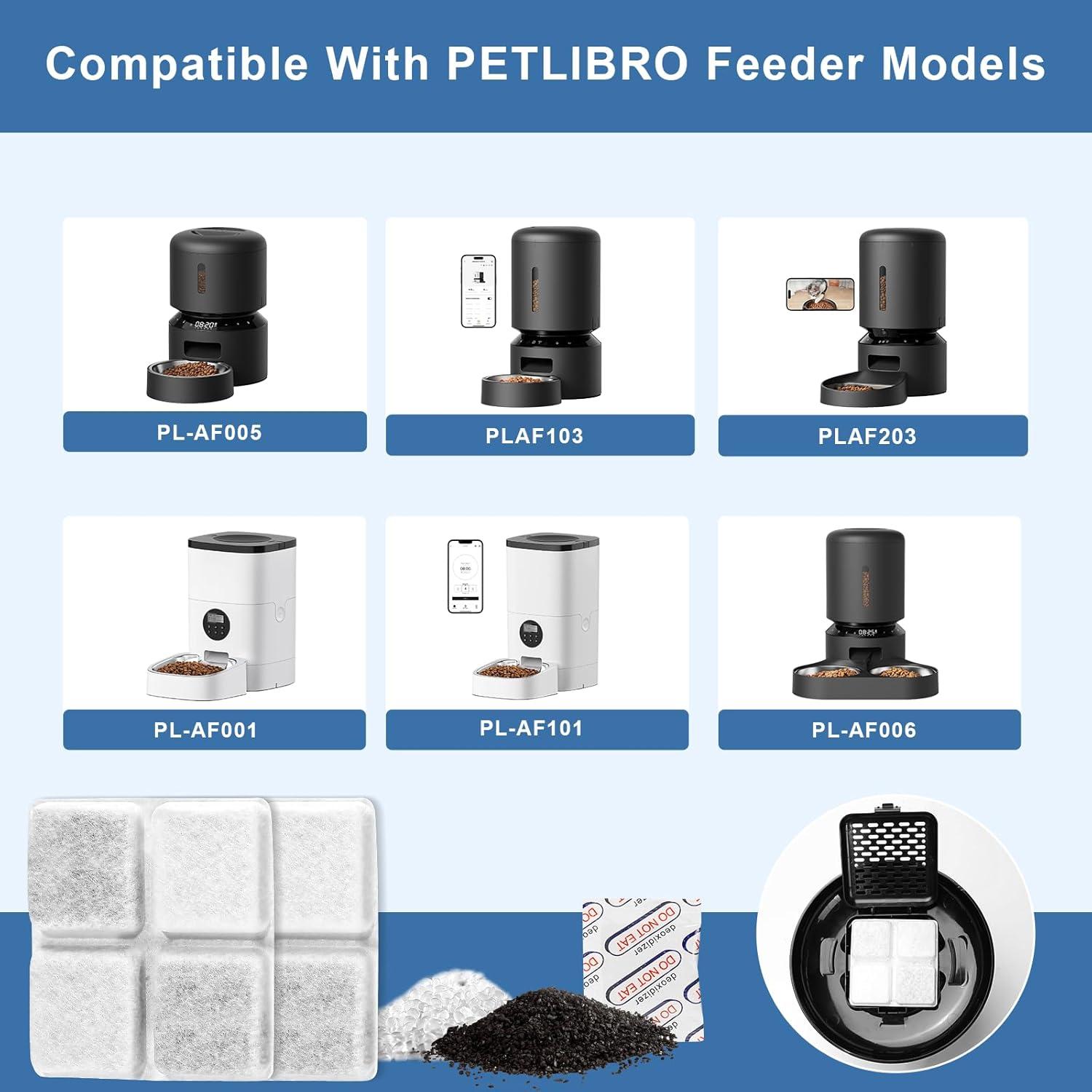 12 Bolsas Deshidratantes para Alimentos Mascotas Petlibro 7.6cm