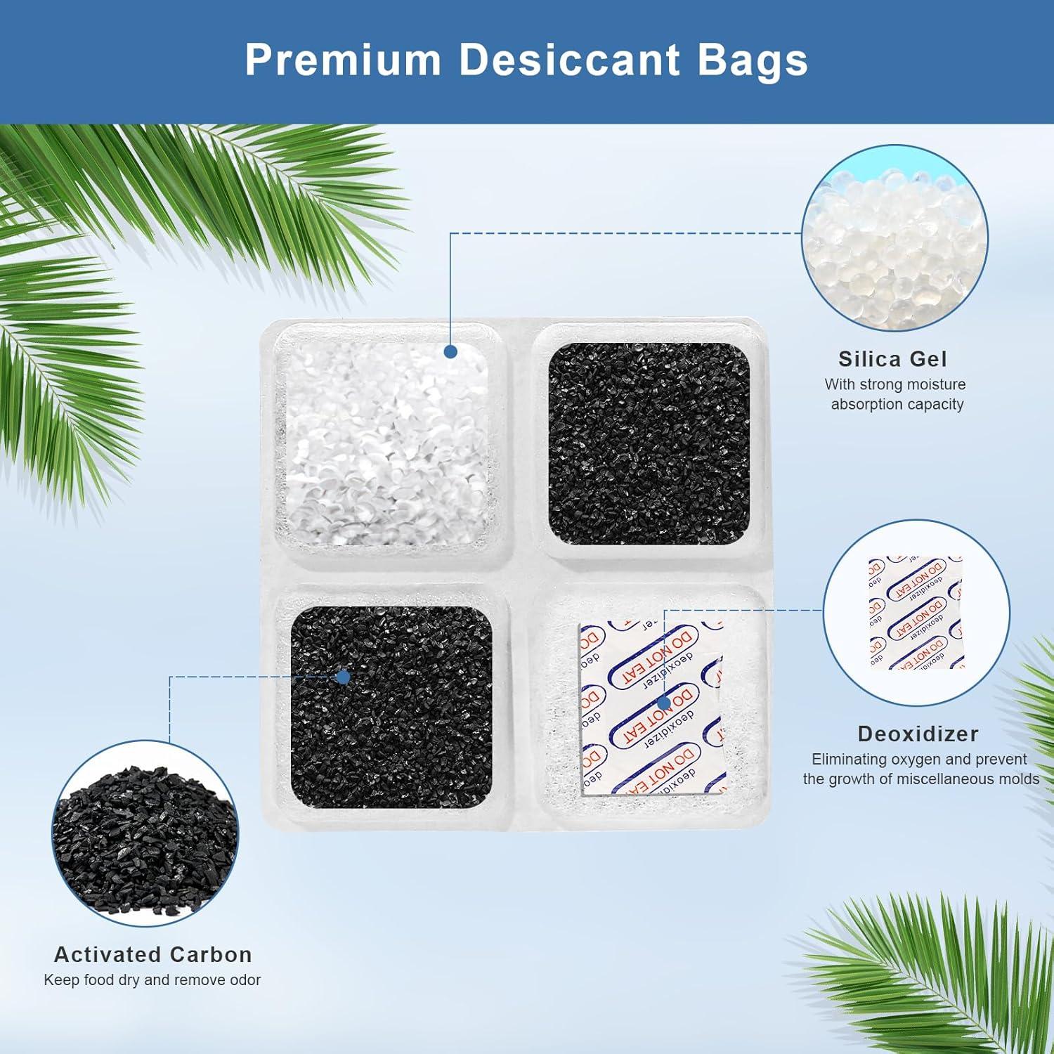 12 Bolsas Deshidratantes para Alimentos Mascotas Petlibro 7.6cm