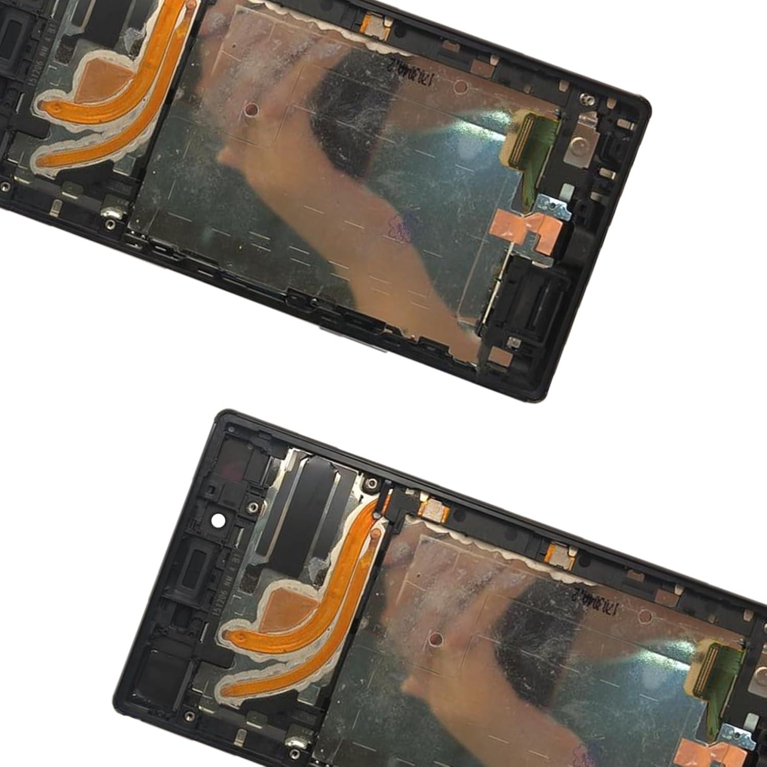 Pantalla LCD con marco y huella dactilar para Sony Xperia Z5 Premium