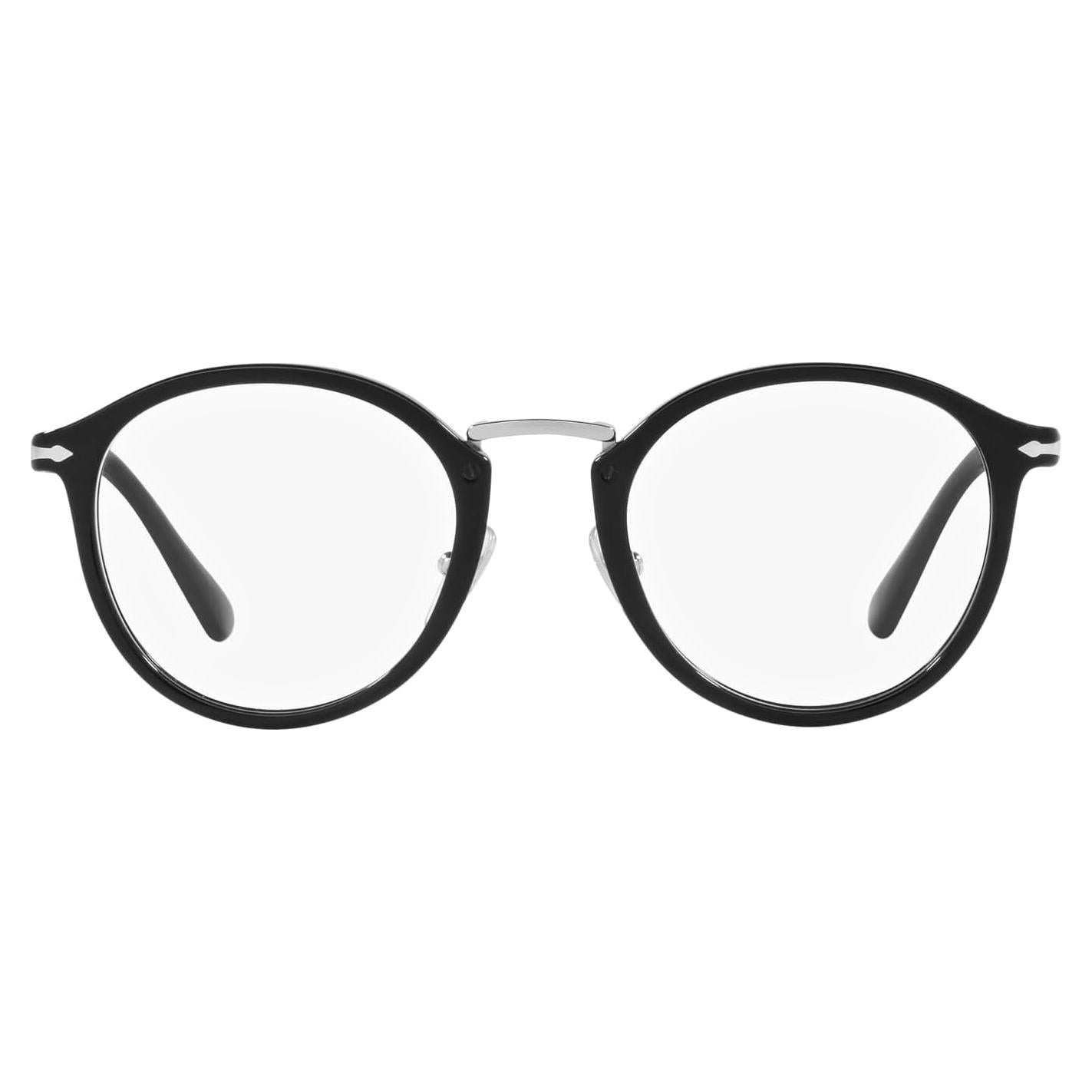 Gafas Recetadas Persol PO3309V Redondas 51mm Negro