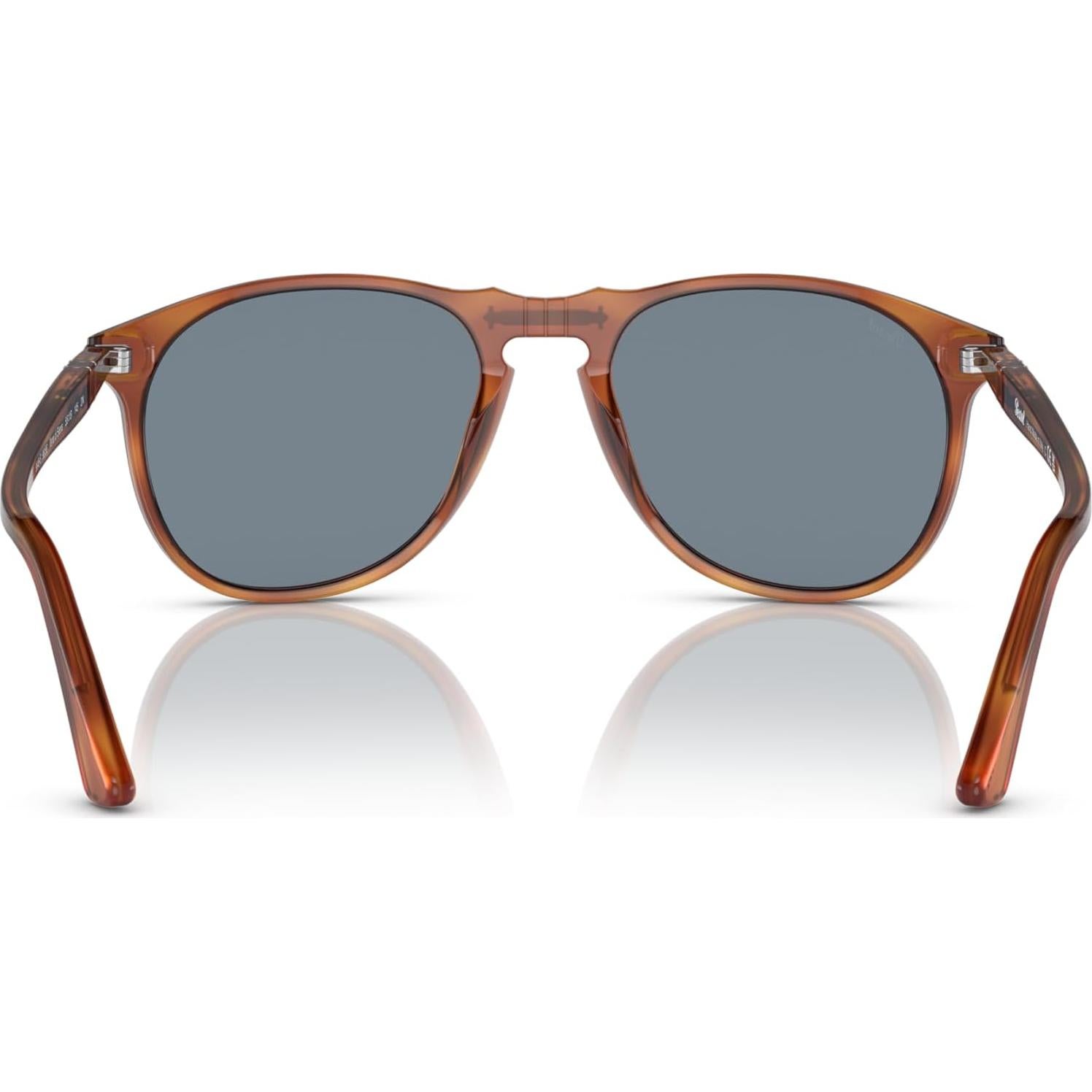 Gafas de sol Persol PO9649S Aviador Marrón Lentes Azules