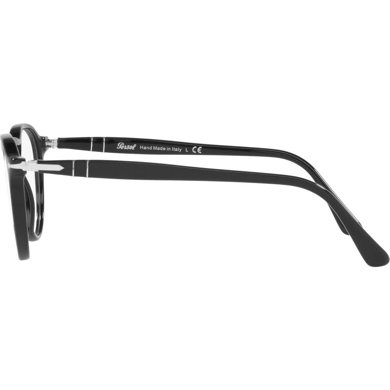 Gafas de Prescripción Persol PO3286V Redondas Negras 49mm