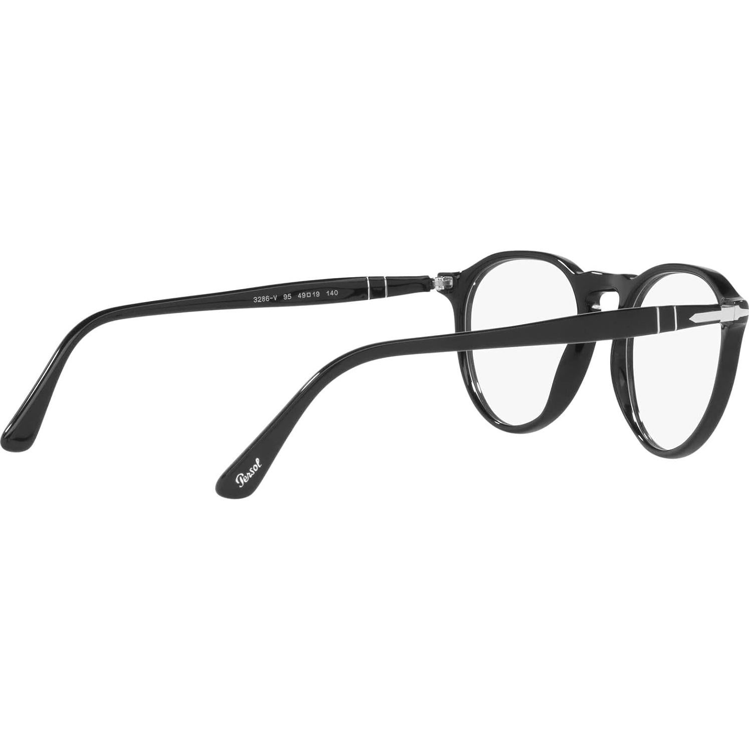 Gafas de Prescripción Persol PO3286V Redondas Negras 49mm
