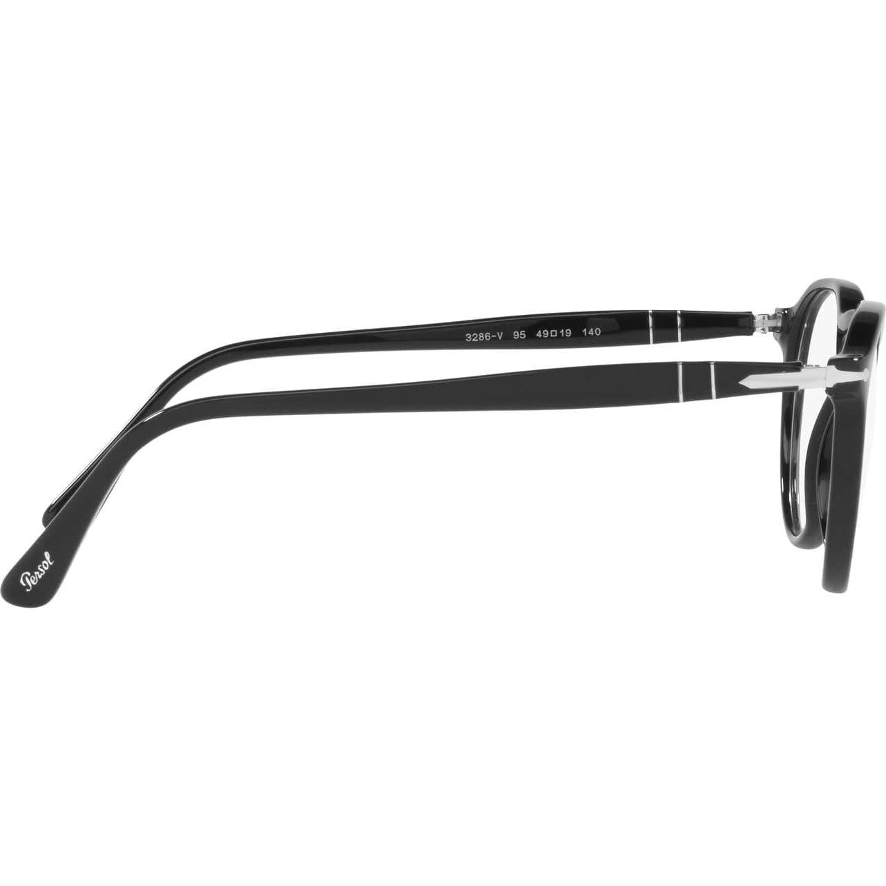 Gafas de Prescripción Persol PO3286V Redondas Negras 49mm