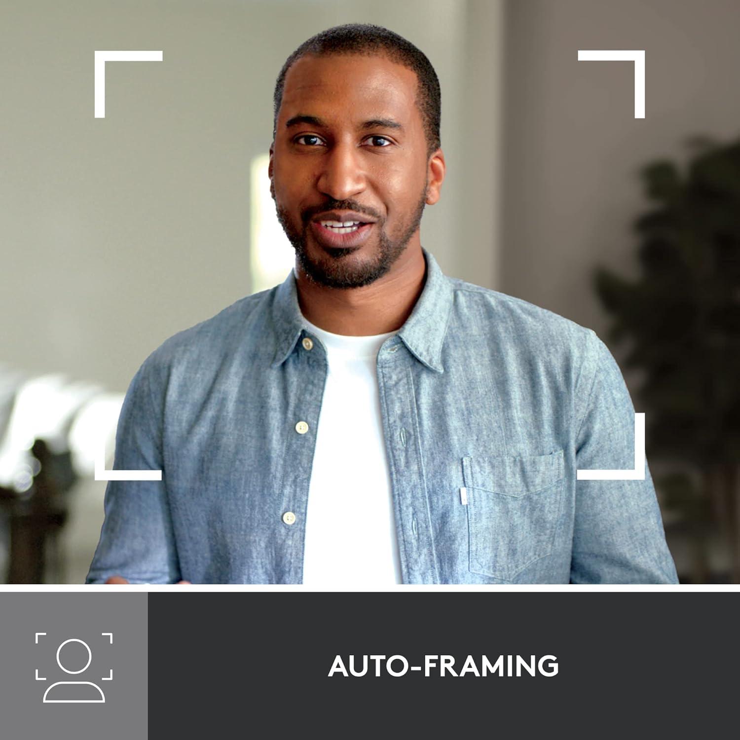 Webcam Logitech Brio 501 Full HD con Micrófonos y Luz