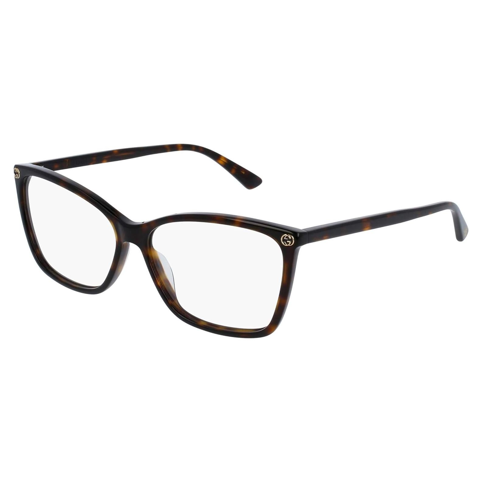 Gafas ópticas Gucci GG0025O 56mm Avana para mujeres