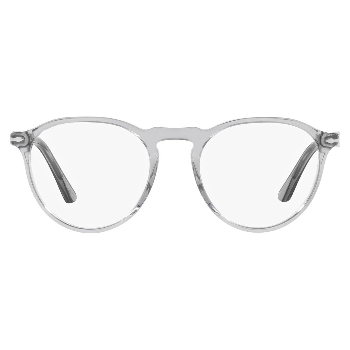 Montura de Gafas Redondas Persol PO3286V Gris 51mm