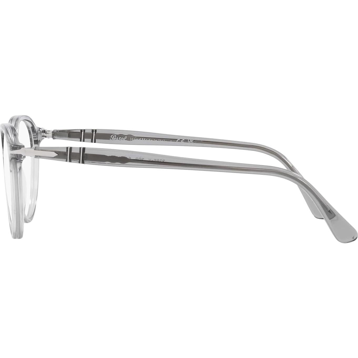 Montura de Gafas Redondas Persol PO3286V Gris 51mm